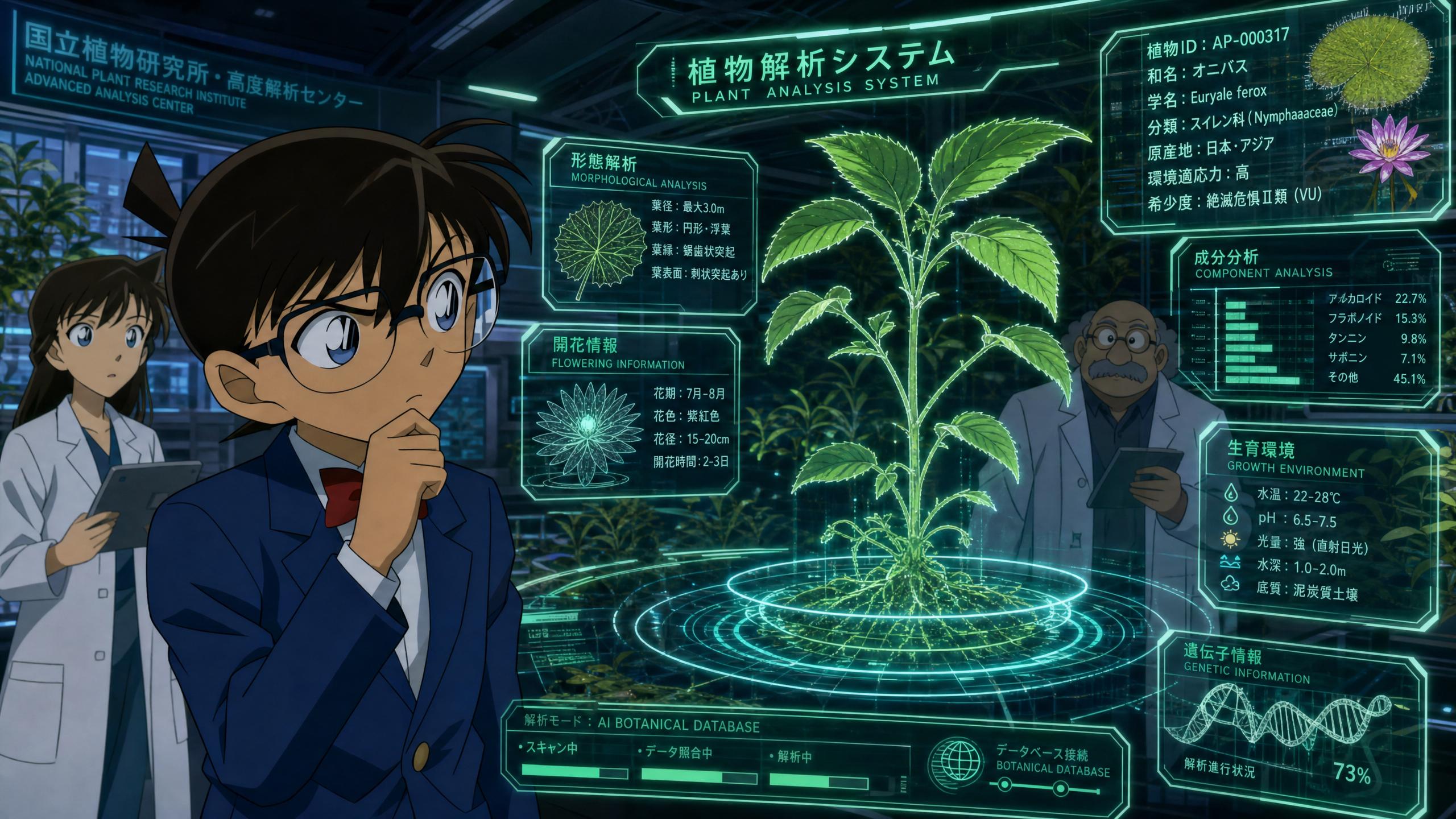 今日大赛AI植物分析系统